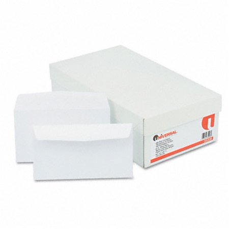 UNIVERSAL BATTERY Universal Business Envelope Contemporary #6 White 500/box 35206